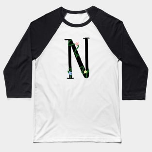 "N" initial Baseball T-Shirt